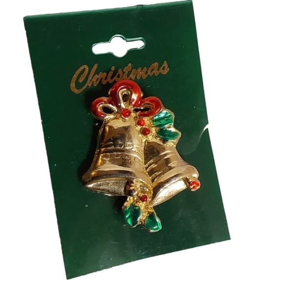 Jewelry - CHRISTMAS BELL BROOCH